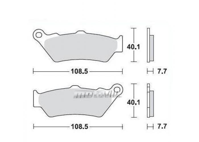 Placute frana MCB671